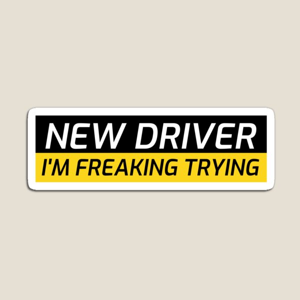 Student Driver Magnets for Sale | Redbubble