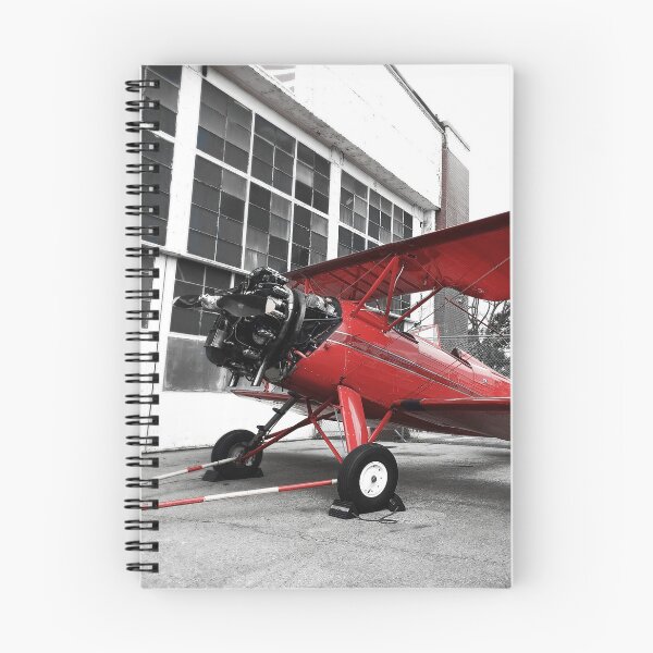 Item preview, Black White and Red Modern Industrial Air Plane Museum Vintage Propeller Plane Digital Photograph designed and sold by ARTbyABACCUS.