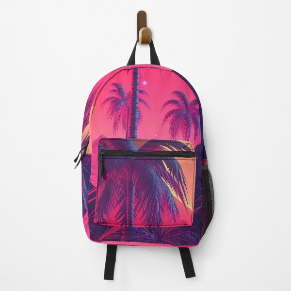 Item preview, Sunset Melodies: Synthwave Serenade among the Palm Trees designed and sold by Mullet Monkey.