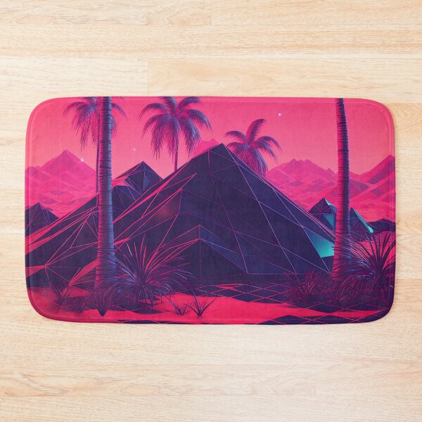 Item preview, Sunset Melodies: Synthwave Serenade among the Palm Trees designed and sold by Mullet Monkey.