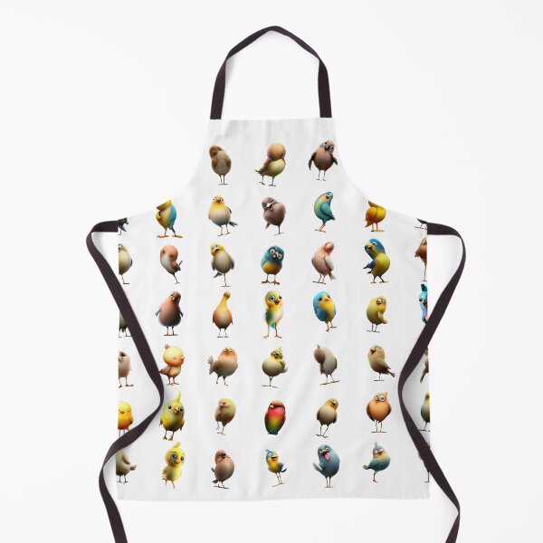 Item preview, Colorful Comedy Abstract Birds designed and sold by Pixel4Art.