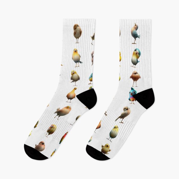 Item preview, Colorful Comedy Abstract Birds designed and sold by Pixel4Art.
