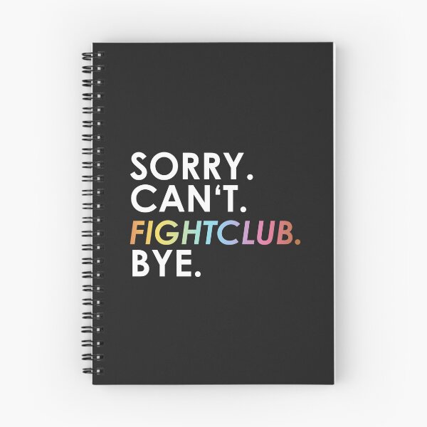 Item preview, sorry Can not. fight club. Bye. (rainbow) designed and sold by ponat.