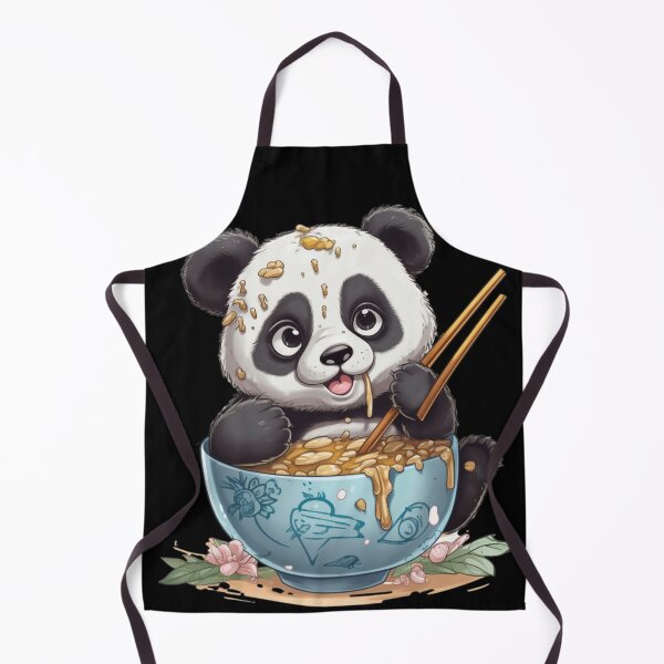 Item preview, panda bear baby naughty loving kawaii eating designed and sold by DigitalPixelize.