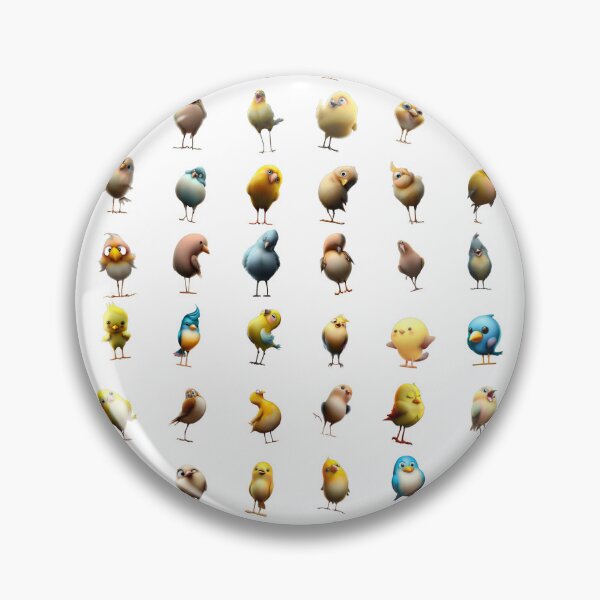 Item preview, Funny Birds in Abstract Splendor designed and sold by Pixel4Art.