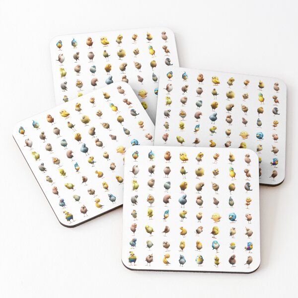 Item preview, Funny Birds in Abstract Splendor designed and sold by Pixel4Art.