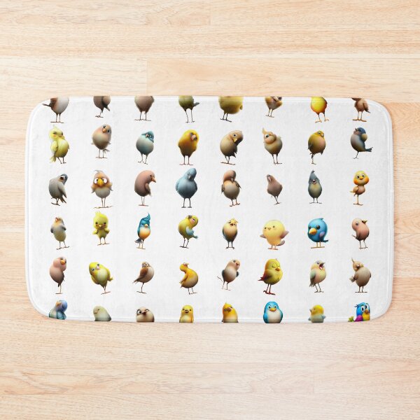Item preview, Funny Birds in Abstract Splendor designed and sold by Pixel4Art.