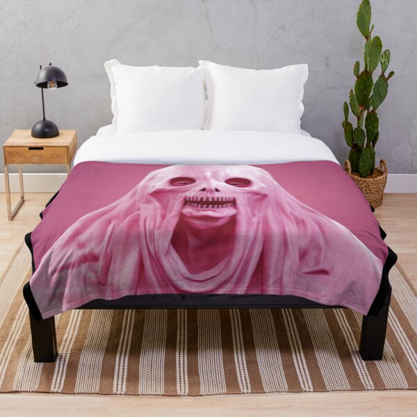 Item preview, Cara de fantasma rosa aterrador ultra realista designed and sold by NapNapSleeper.