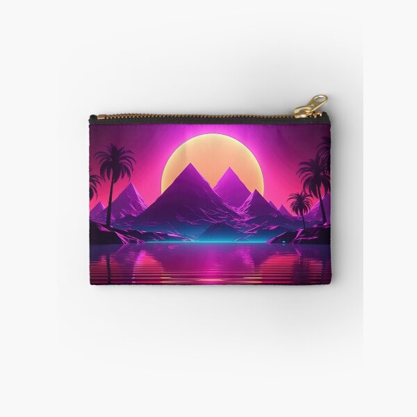 Item preview, Retro Utopia: Synthwave Bliss in the Cyber Oasis designed and sold by Mullet Monkey.