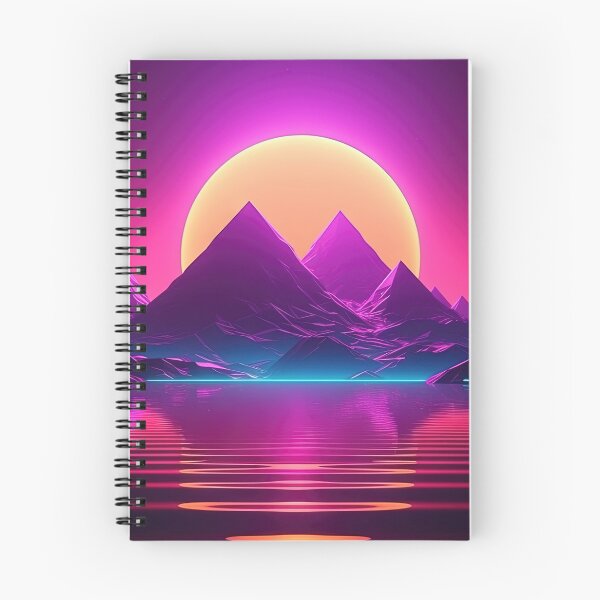 Item preview, Retro Utopia: Synthwave Bliss in the Cyber Oasis designed and sold by Mullet Monkey.
