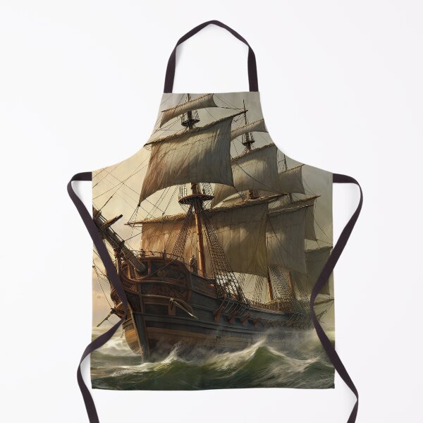 Item preview, A Pirate Ship Sailing Through Some Choppy Seas designed and sold by Good Candy.