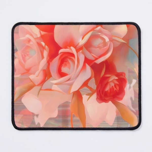 Item preview, Cascading Coral Roses designed and sold by Dana Roper.