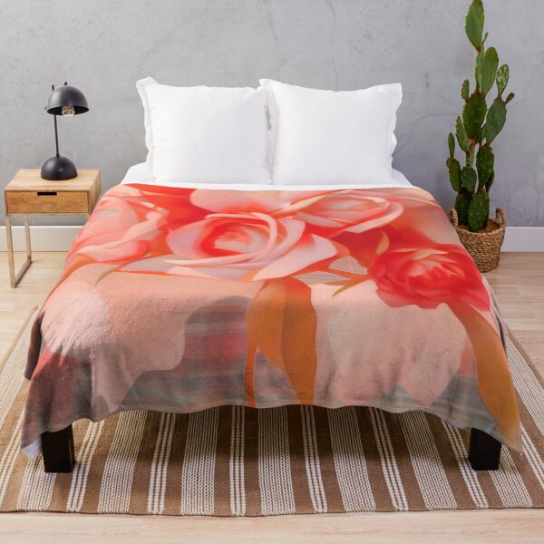 Item preview, Cascading Coral Roses designed and sold by Dana Roper.