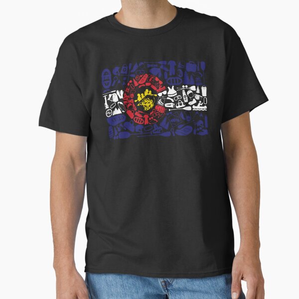 Colorado Caliber Rafting Flag Classic T-Shirt