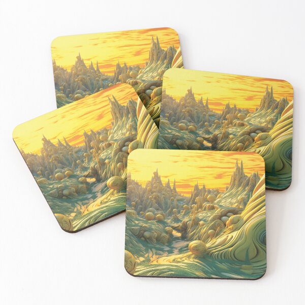Item preview, Fantasy Alien Planet Landscape designed and sold by AdrianGrosu.