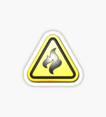 flammable Sticker