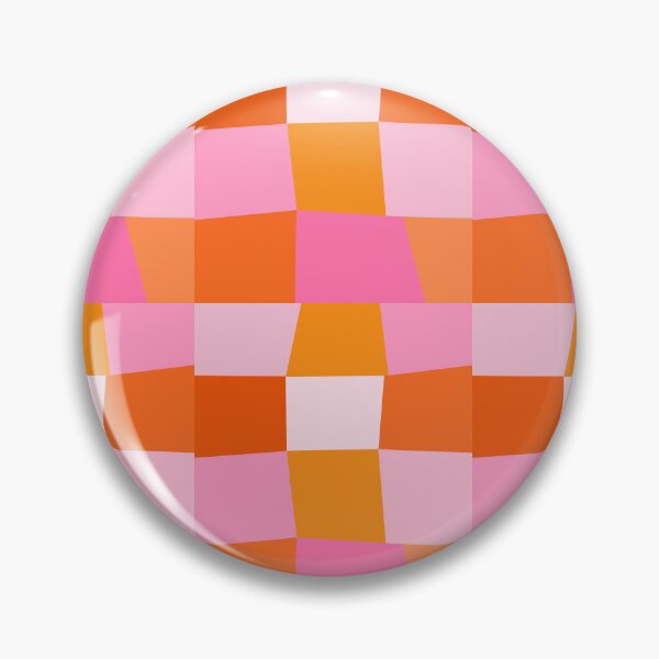 Item preview, Pink and Orange, Checkerboard, Grid, Distorted designed and sold by OneThreeSix.