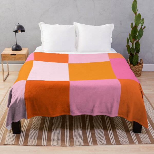 Item preview, Pink and Orange, Checkerboard, Grid, Distorted designed and sold by OneThreeSix.