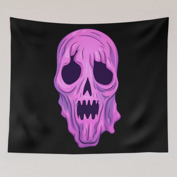 Item preview, Scary Pink Ghost Face  designed and sold by NapNapSleeper.