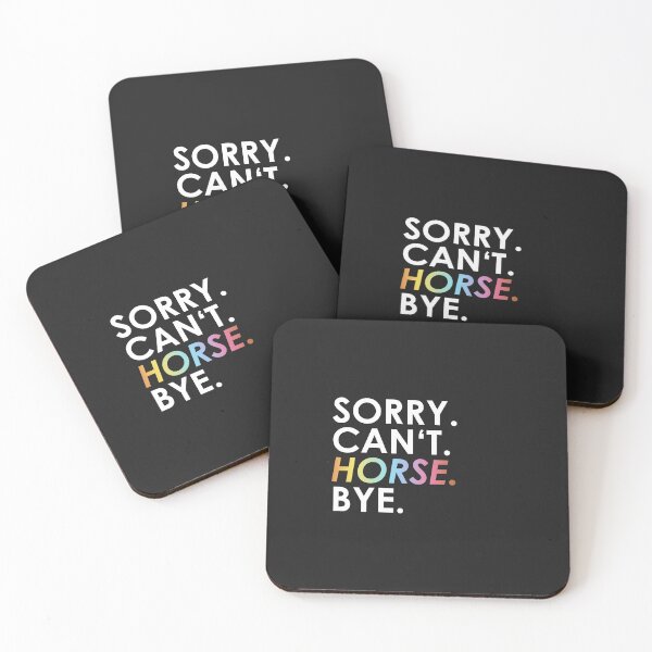 Item preview, sorry Can not. Horse. Bye. (rainbow) designed and sold by ponat.