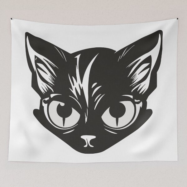 Item preview, BW Cat designed and sold by inksycutsy.