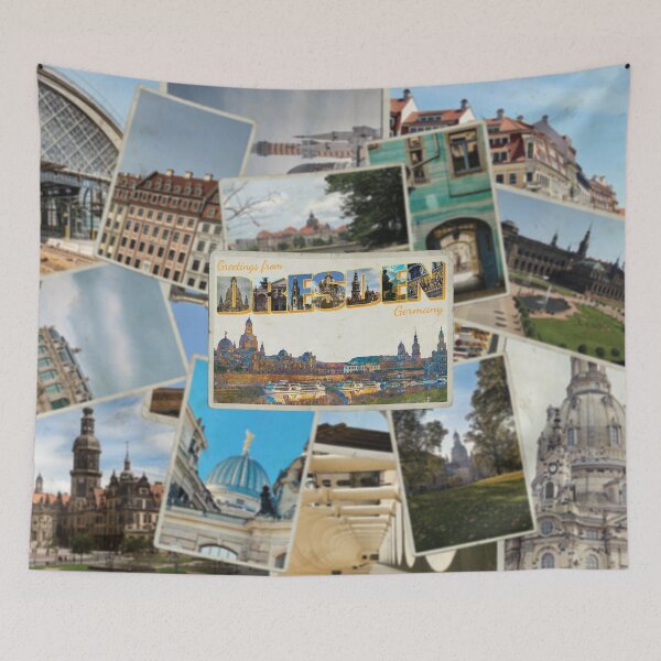 Item preview, Greetings from Dresden retro vintage style retro souvenir designed and sold by DeveloperProp0.