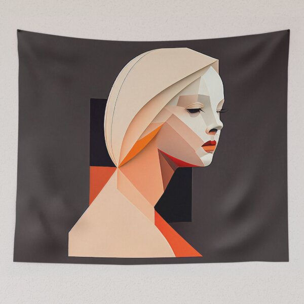 Item preview, Minimalist portrait of a woman designed and sold by G-Pops46.