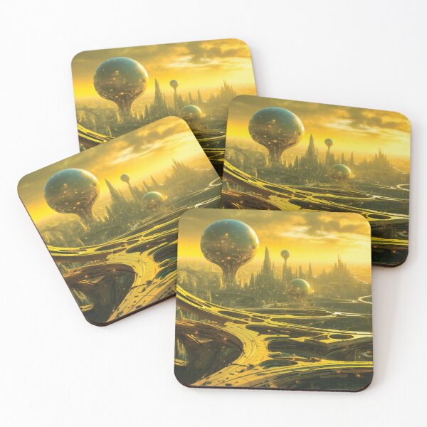 Item preview, Fantasy Alien Planet Landscape designed and sold by AdrianGrosu.