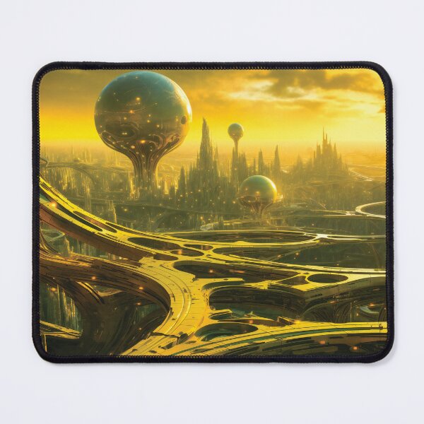 Item preview, Fantasy Alien Planet Landscape designed and sold by AdrianGrosu.