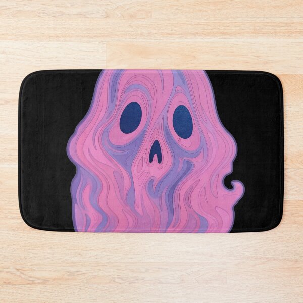 Item preview, Scary Pink Ghost Face Kawaii designed and sold by NapNapSleeper.