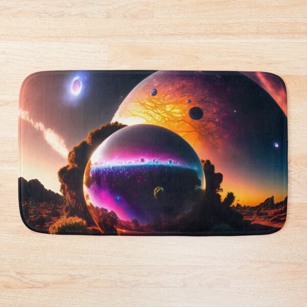 Item preview, Exoplanet Kepler-90W sureal, fictional, colorful. designed and sold by ArtCreator2023.