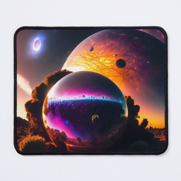 Item preview, Exoplanet Kepler-90W sureal, fictional, colorful. designed and sold by ArtCreator2023.