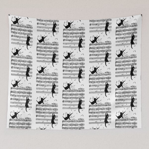Item preview, Cats Musik designed and sold by BurntBridgeCo.