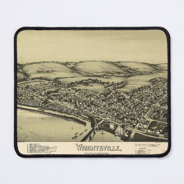 Item preview, Wrightsville, Pennsylvania (1894) designed and sold by allhistory.