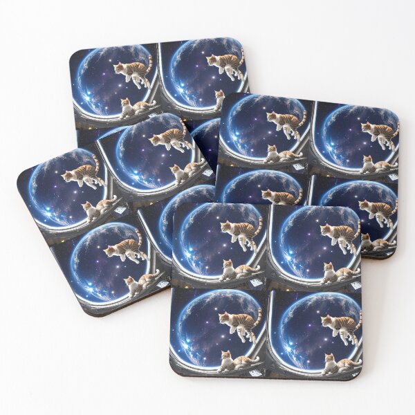 Item preview, Cats in Space 2 designed and sold by Murbee.