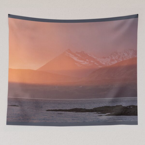 Item preview, Cuillin Mountains Winter Sunset Tokavaig, Skye. designed and sold by PhotosEcosse.