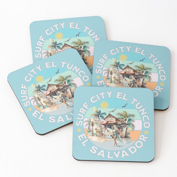 Item preview, Surfer Woman in Surf City, El Tunco, El Salvador- Retro Style  Sunset designed and sold by PatriciaReyes.