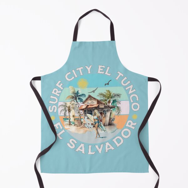 Item preview, Surfer Woman in Surf City, El Tunco, El Salvador- Retro Style  Sunset designed and sold by PatriciaReyes.