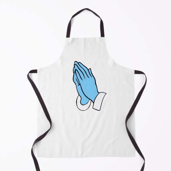 Item preview, Blue Gloves Lab Prayer Hands designed and sold by MedLabVibes.