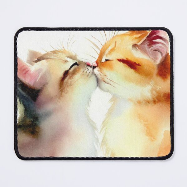 Item preview, Purrfect Love: A Tender Moment of Cat Kisses designed and sold by ciaobebo.