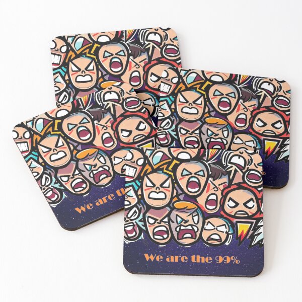 Item preview, We are the 99% faces of protest computer graphics designed and sold by JaroDesign2023.