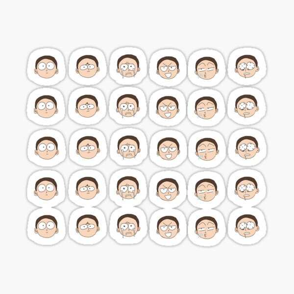Little Guy Mood Trackers Sticker