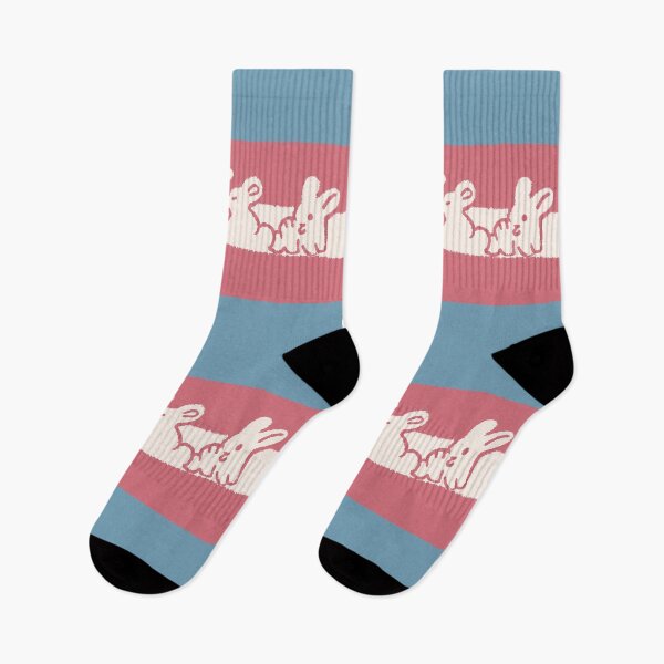 Item preview, Trans Pride Flag (with bunnies!) designed and sold by starsleeps.