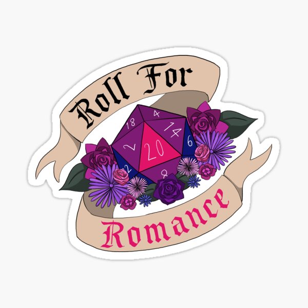 Item preview, Roll For Romance - Bi Pride designed and sold by flailingmuse.