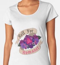Roll For Romance - Bi Pride Women's Premium T-Shirt