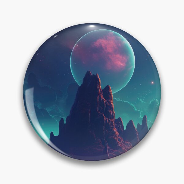 Item preview, Nocturnal Peaks: Mountain Majesty in the Synthwave Universe designed and sold by Mullet Monkey.