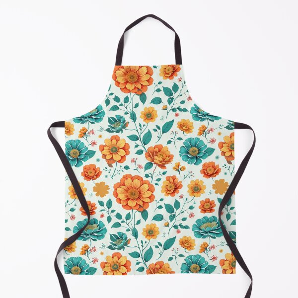Item preview, Flower pattern orange designed and sold by Anton-H.