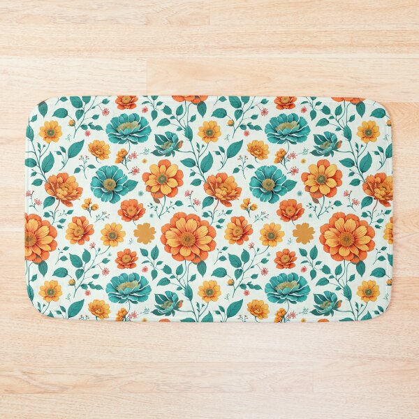 Item preview, Flower pattern orange designed and sold by Anton-H.