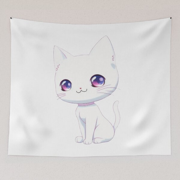 Item preview,  cute kawaii cat  designed and sold by Harmonysens.
