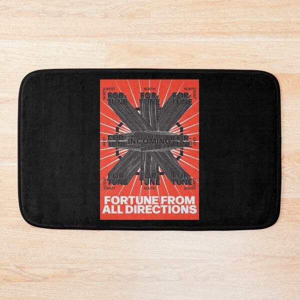 Item preview, Fortune from all directions black orange white designed and sold by hockeng.